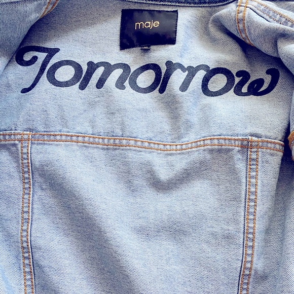 Maje Jean Jacket - Picture 3 of 6